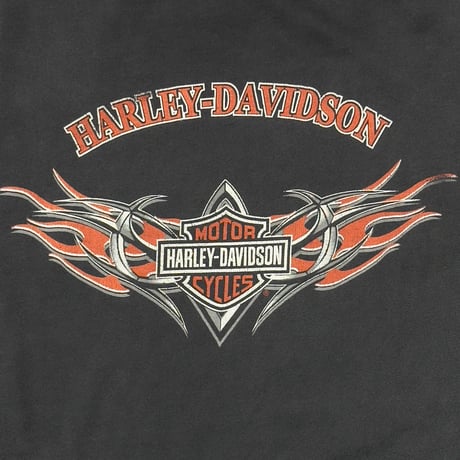 HARLEY DAVIDSON ORANGE EMBLEM LS FITS XXL 0785