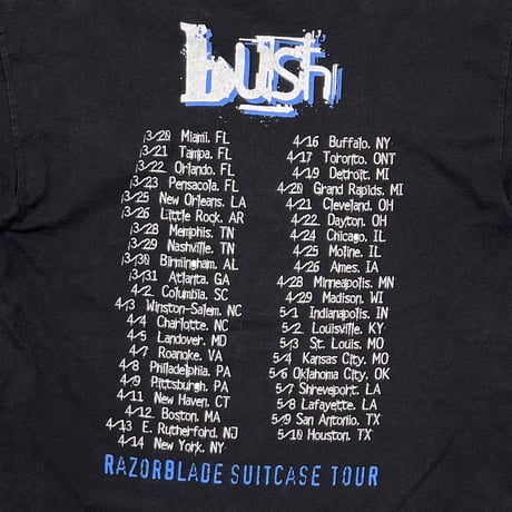 BUSH RAZORBLADE SUITCASE TOUR LS GIANT XL 0812