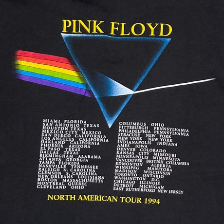 PINK FLOYD DARK SIDE OF THE MOON NORTH AMERICAN TOUR 1994 BROCKUM XL 7244