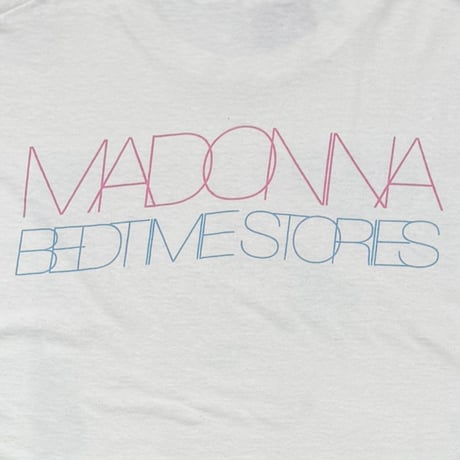 MADONNA BED TIME STORIES WHITE HANES XL 0227