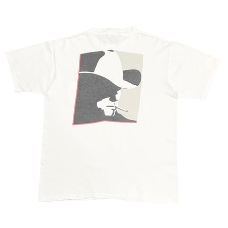 Marlboro man RED LINE SILHOUETTE RED LINE POCKET TEE WHITE 4