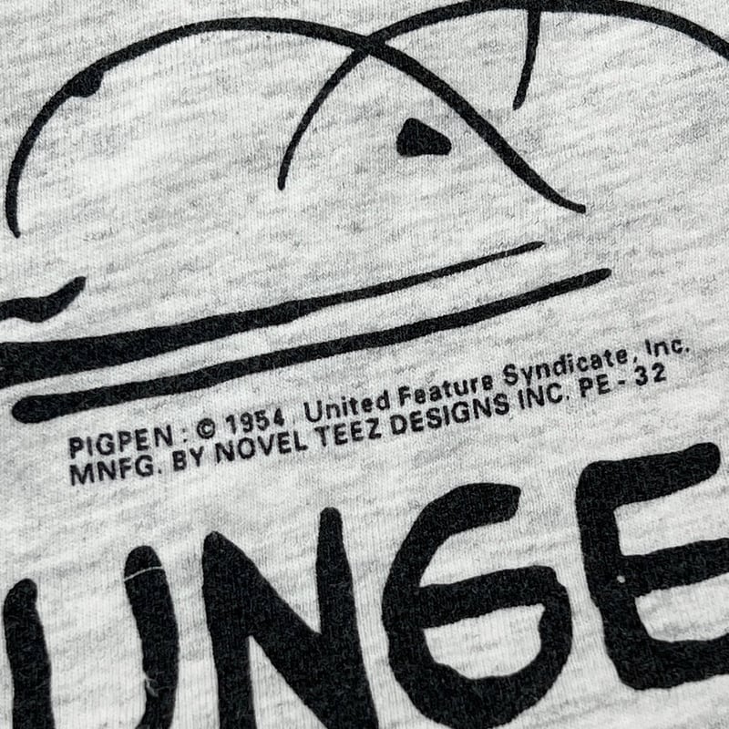 トップス PEANUTS ORIGINAL GRUNGE GREY XL 5430 PEANUTS ORIGINAL GRUNGE GREY XL 5430 | greatLAn