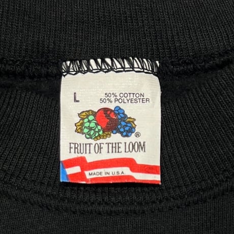 ROLLING STONES THE NORTH AMERICAN TOUR 1989 CREWNECK SWEAT FRUIT OF THE LOOM LARGE 2906