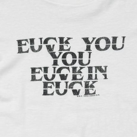 greatLAnd ORIGINAL fuck love shirt / new vintage HANES XL 6038