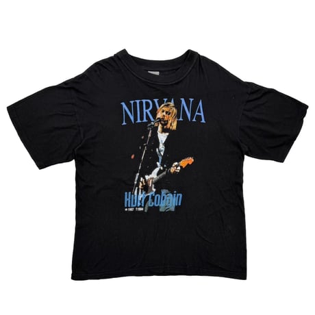 NIRVANA KURT COBAIN MEMORIAL BOOTLEG BACK BLUE TEXT LARGE 8056