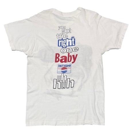 RAY CHARLES you got the right one Baby DIET PEPSI WHITE FITS MEDIUM 5484