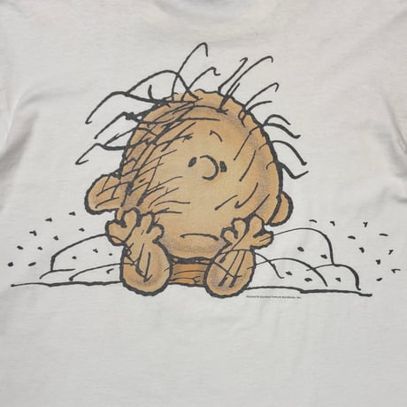 PEANUTS CHARLIE BROWN PIGPEN MESSWEAR WHITE FITS XL 2399