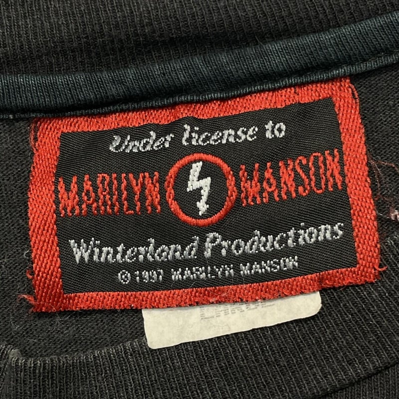 トップス HELLO my name is marilyn manson vintage MARILYN MANSON HELLO MY NAME IS MARILYN MANSON