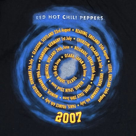 RED HOT CHILI PEPPERS 2007 STADIUM ARCADIUM TOUR MEDIUM 6746