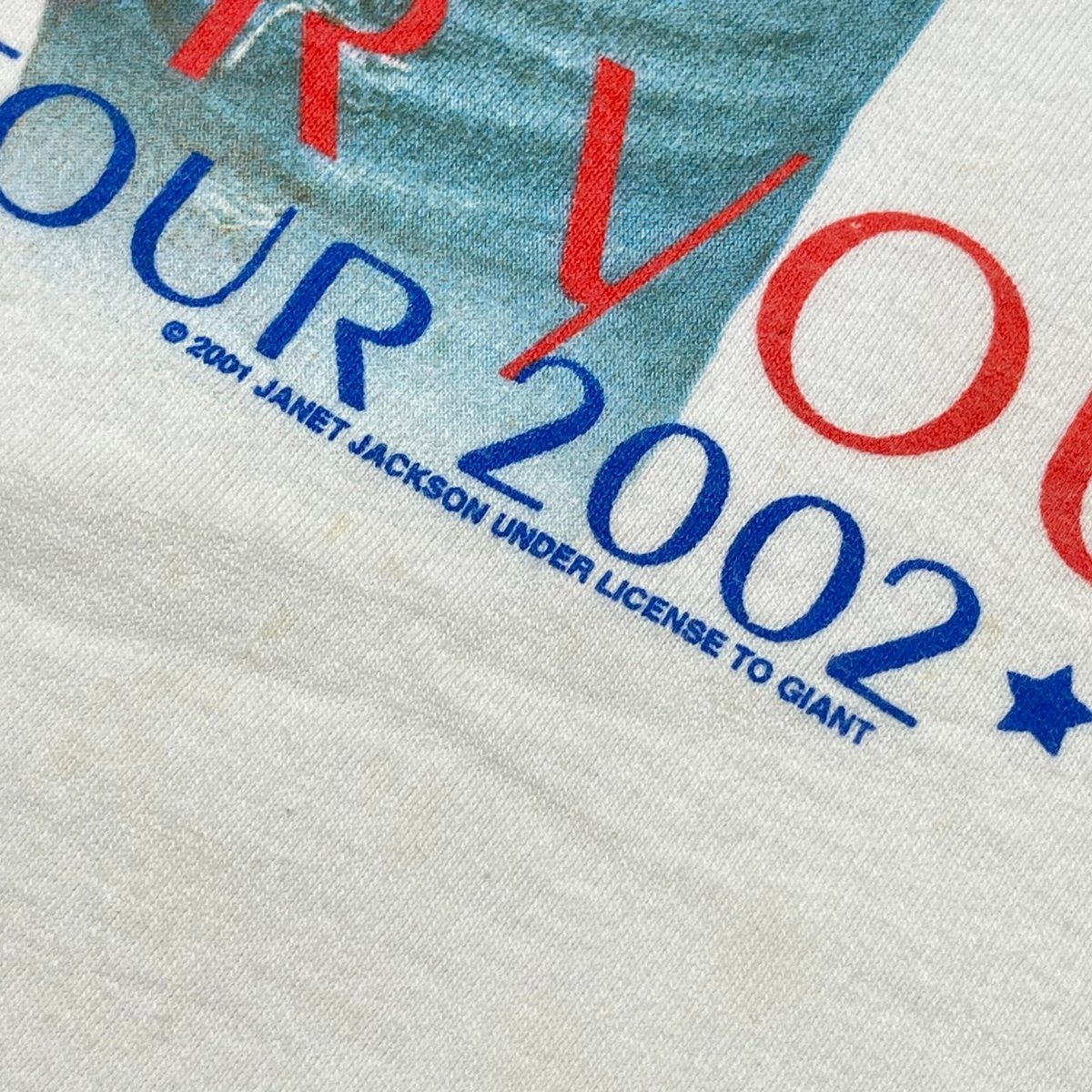 JANET JACKSON ALL FOR YOU WORLD TOUR 2002 WHITE
