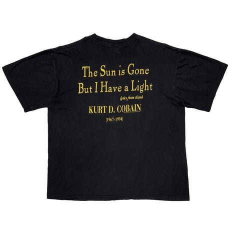 NIRVANA KURT COBAIN MTV UNPLUGGED THE SUN IS GONE giant XL 9989