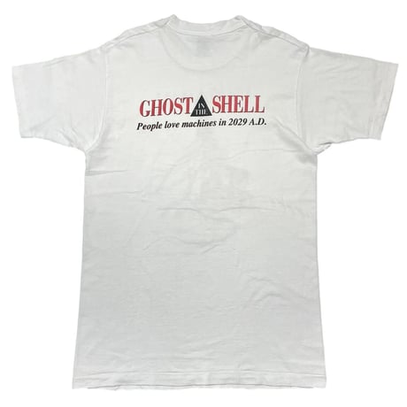 GHOST IN THE SHELL 1995 PEOPLE LOVE MACHINES IN 2029 A.D. WHITE FRUIT OF THE LOOM MEDIUM 0055