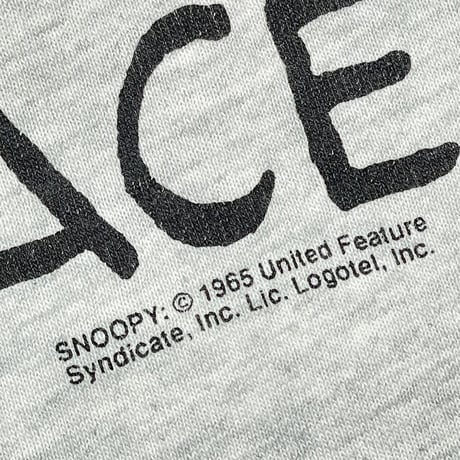 PEANUTS ACE SNOOPY GREY FRUIT OF THE LOOM XL 4394