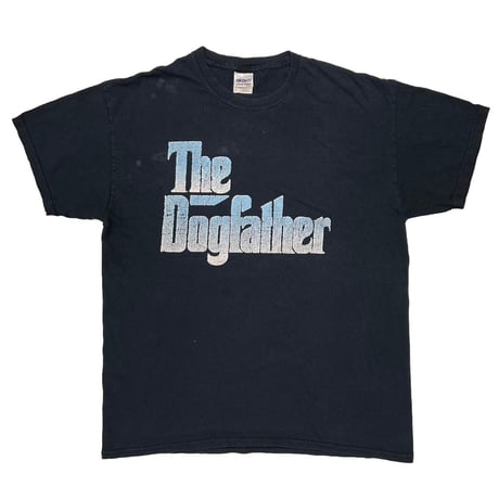 OLD & VINTAGE SNOOP DOGG PARODY THE DOG FATHER LOGO DOUBLE SIDE GILDAN LARGE 2200