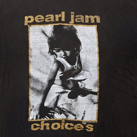 PEARL JAM 1992 CHOICES BACKSTAGE PASS HANES XL 7868