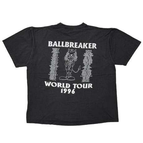 AC/DC BALLBREAKER WORLD TOUR 1996 BLACK EURO FITS XL 8428