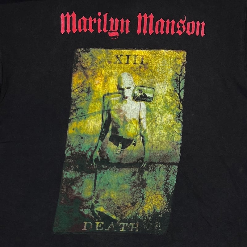 MARILYN MANSON 2000 HOLY WOOD Tarot card DOUBLE