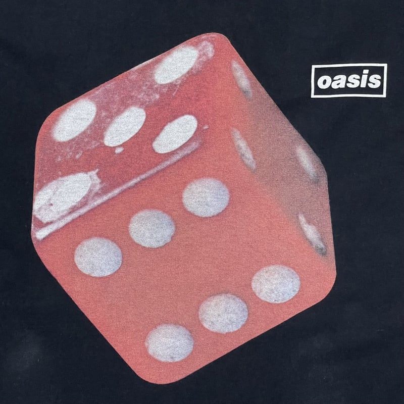 oasis 1997 BE HERE NOW TOUR DICE SCREEN STARS X