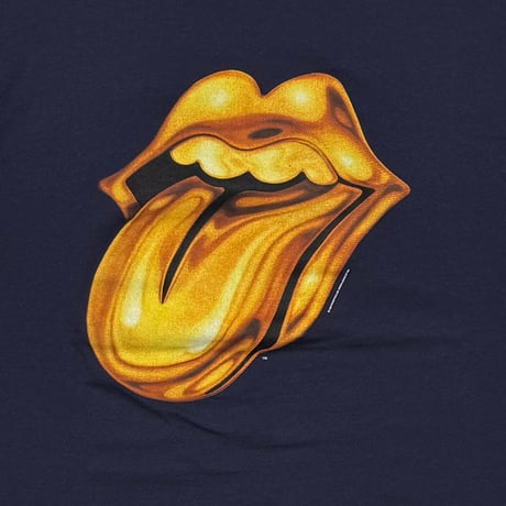 THE ROLLING STONES GOLD TONGUE BRIDGES TO BABYLON TOU 97-98 NAVY ANVIL LARGE 8053
