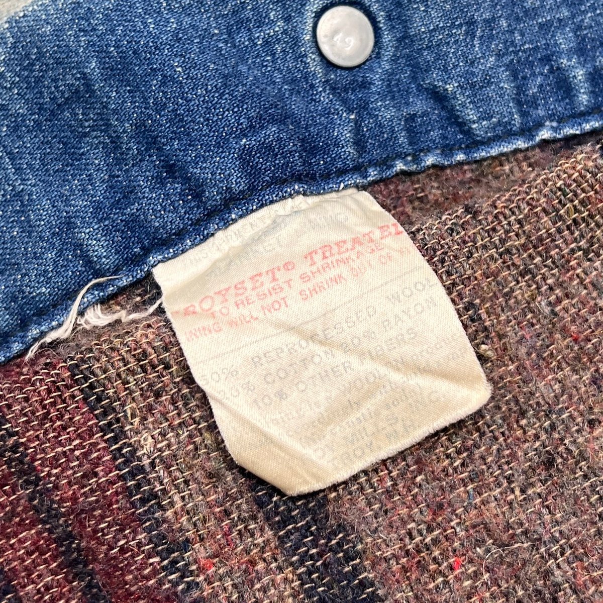 SEARS 70S LINED DENIM COVERALL JACKET 44 | grea