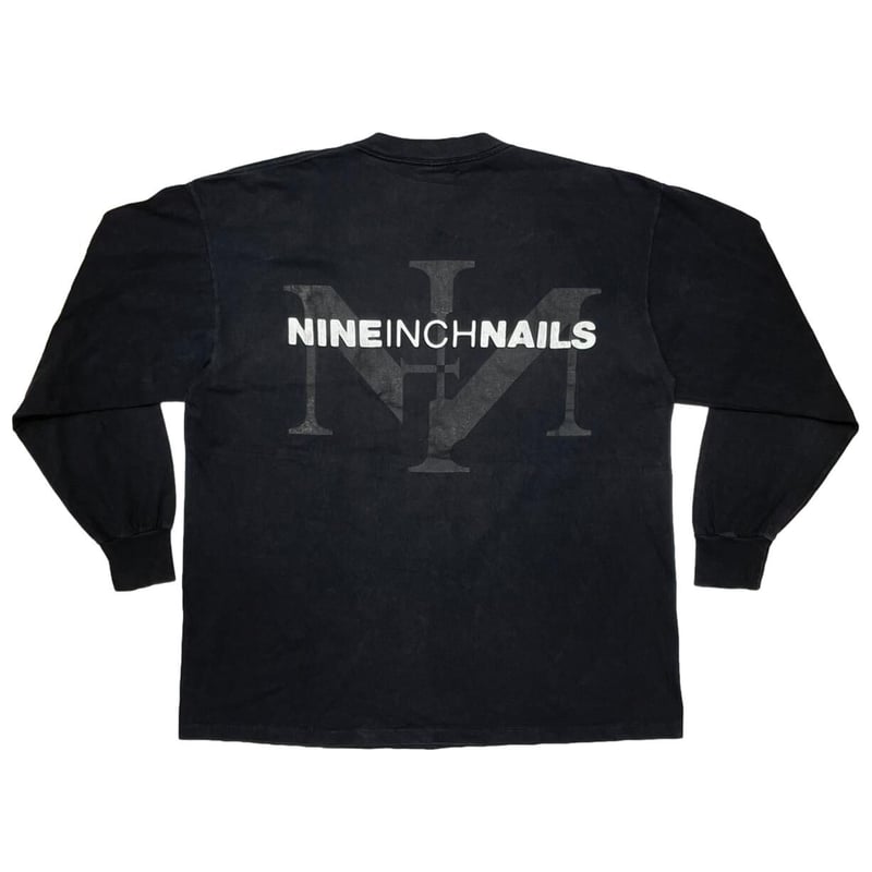 NINE INCH NAILS NIN LOGO LS TEE ONEITA XL 9937 NINE INCH NAILS NIN LOGO LS TEE ONEITA XL 9937