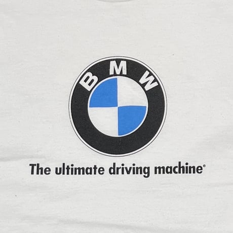BMW EMBLEM THE ULTIMATE DRIVING MACHINE WHITE MEDIUM 2848