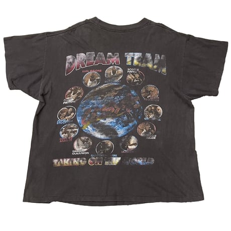 NBA USA DREAM TEAM TAKING ON THE WORLD RAP DESIGN FITS XL 1959