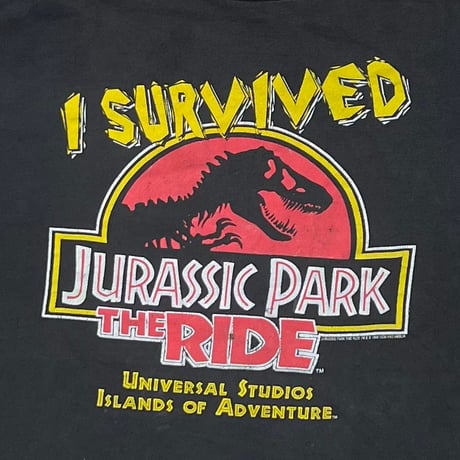 JURASSIC PARK SURVIVED THE RIDE XL 4861