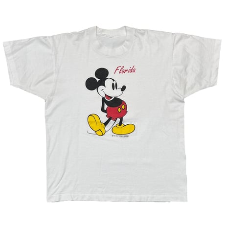 DISNEY VINTAGE MICKEY MOUSE FLORIDA WHITE FITS LARGE 7358