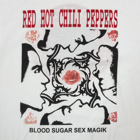 RED HOT CHILI PEPPERS BLOOD SUGAR SEX MAGIK WHITE anvil XL 1181