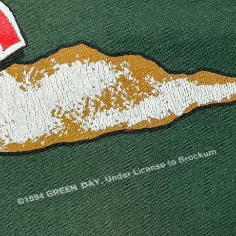 GREEN DAY 1994 DOOKIE GREEN BROCKUM LARGE 5332