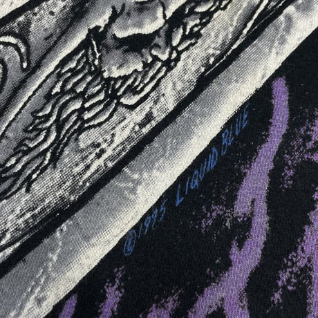 LIQUID BLUE GARGOYLE TEE 1995  LARGE 6536