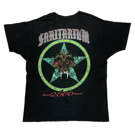 METALLICA PUSHEAD 2000 TOUR TEE BLACK FRUIT OF THE LOOM XL 9631