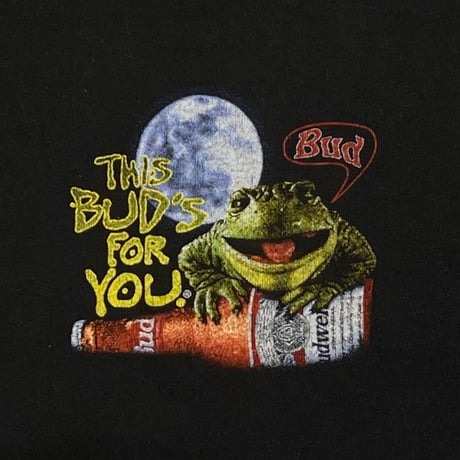 Budweiser 1995 FROGS MY PAD OR YOURS FRUIT OF THE LOOM XL 5345