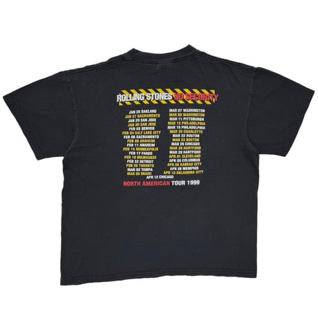 THE ROLLING STONES COATION TONGUE NO SECURITY NORTH AMERICAN TOUR 1999 SOFTEE XL 5479