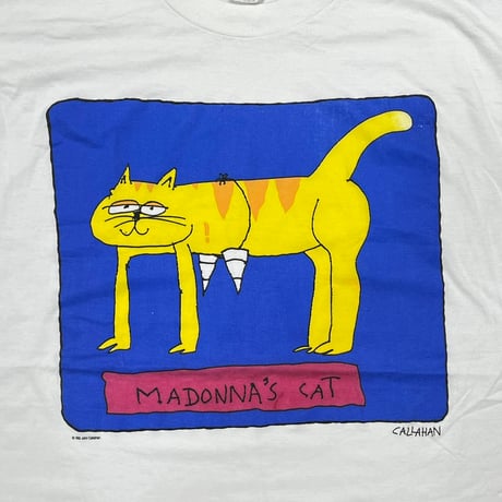 MADONNA 1991 MADONNA'S CAT CALLAHAN WHITE XL	3828