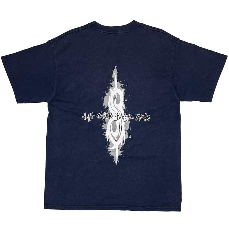 Slipknot 1999 DON'T EVER JUDGE ME NAVY TULTEX L