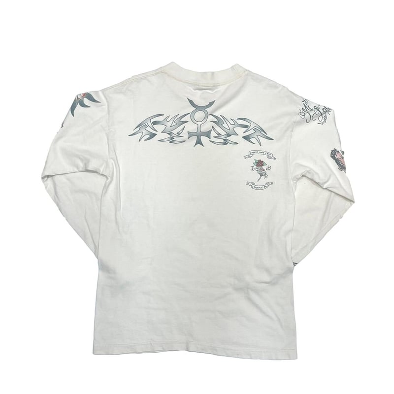DENNIS RODMAN TATTOO LS TEE WHITE MEDIUM 0845 |