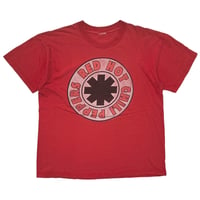 RED HOT CHILI PEPPERS 2003 TOUR RED FITS LARGE 8913