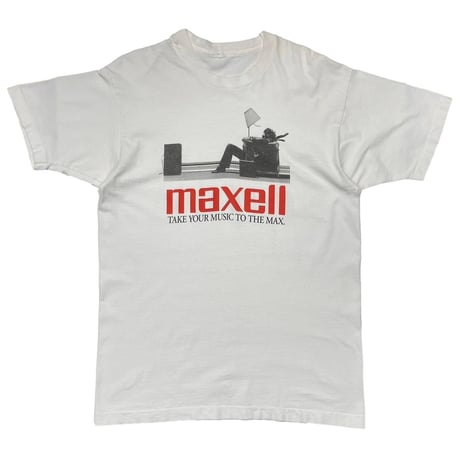 maxell TAKE YOUR MUSIC TO THE MAX WHITE FITS L-XL 0029