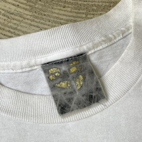 WU-TANG CLAN WU-WEAR LOGO TEE WHITE NAVY FITS XL 3729