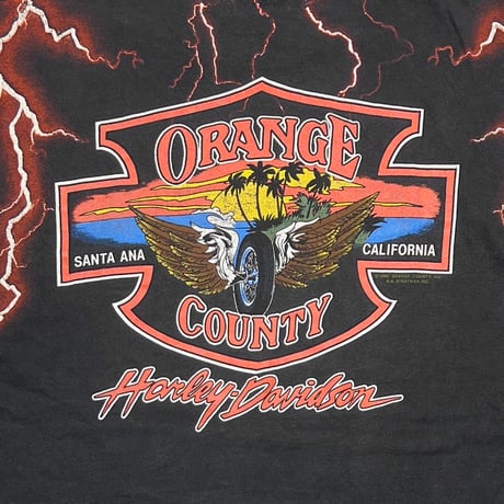 HARLEY DAVIDSON ORANGE THUNDER ORANGE COUNTY XL 6097