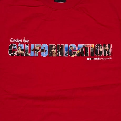 RED HOT CHILI PEPPERS CALIFORNICATION 2000 RED GIANT LARGE 1957