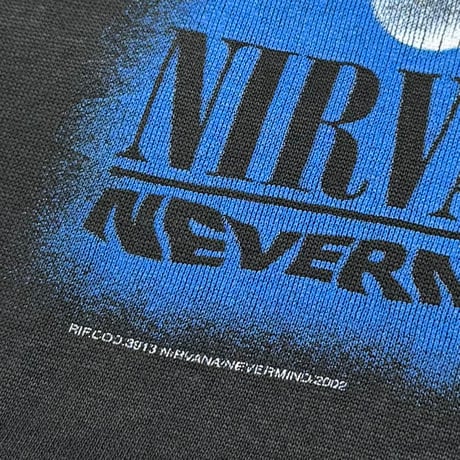 NIRVANA Y2K NEVERMIND BACK KURT COBAIN MONOCHROME BOOTLEG SWEAT HOODIE FITS XL-XXL 6573