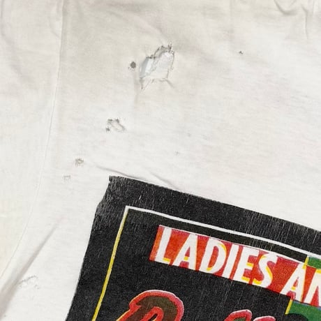 ROLLING STONES VOODOO LOUNGE SPIKE TONGUE BOOTLEG WHITE LARGE 9723