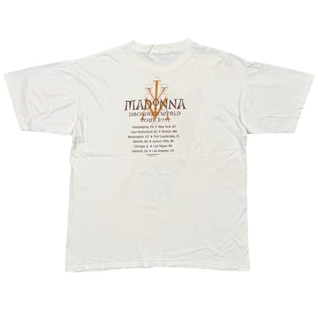 MADONNA DROWNED WORLD TOUR 2001 WHITE ALLSPORT XL 9724