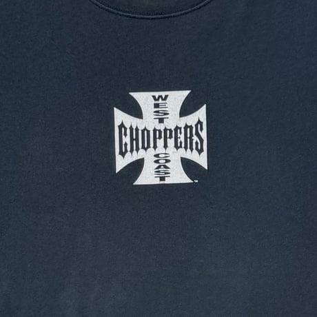 WEST COAST CHOPPERS IRON CROSS BLACK FITS XL 0645