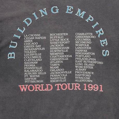 QUEENSRYCHE BUILDING EMPIRES WORLD TOUR 1991 GIANT BY TEEJAYS XL 0043
