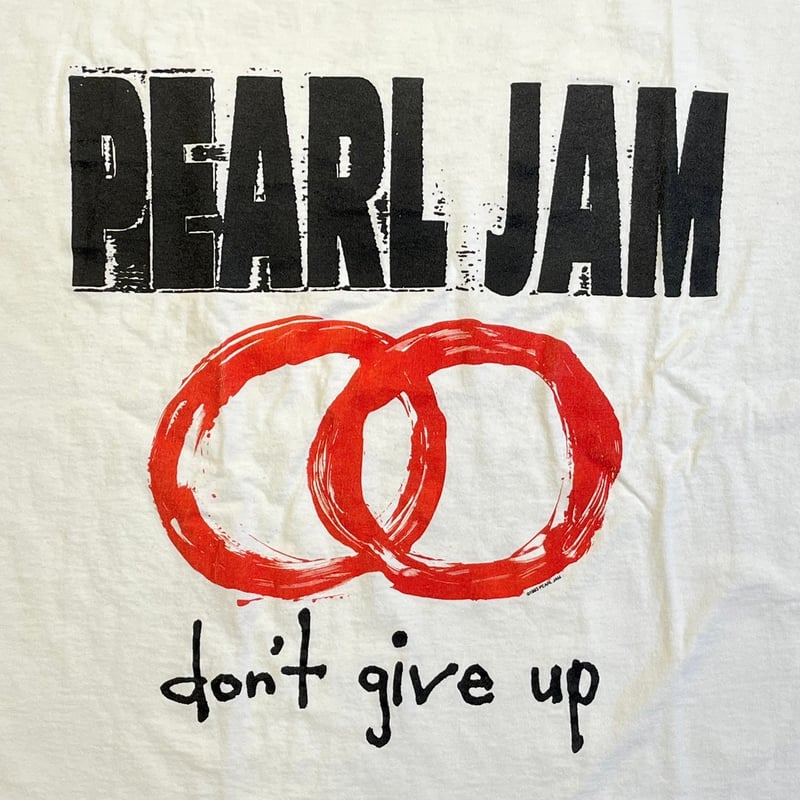 1994年　スペシャル　PEARL JAMパールジャムdon't give up PEARL JAM 1993 don't give up FRUIT OF THE LOOM