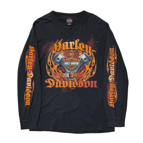 HARLEY DAVIDSON TWIN POWER FLAME RED RIVER LS LARGE 7424